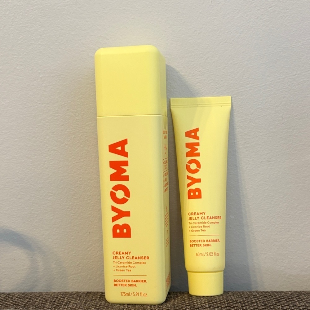 NEW Bundle of Byoma Creamy Jelly Cleanser 60mL + 175mL